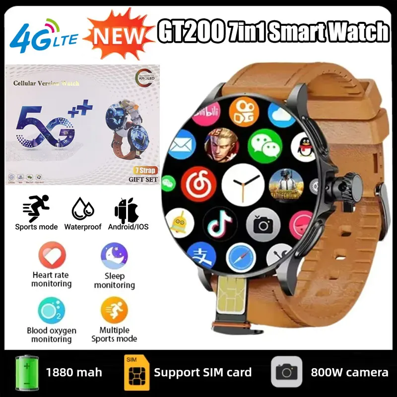 Smartwatch Watches For Women With Gps - Jam Tangan Pintar GT200 5G, Layar