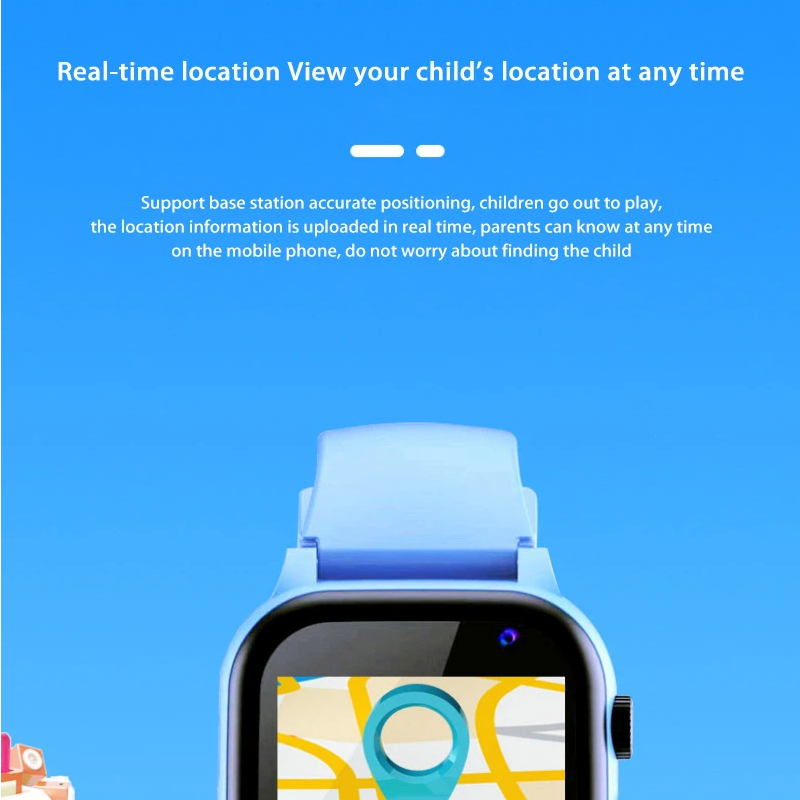 Jam Tangan Pintar Anak Lenovo  - Smartwatch Watches For Kids With Gps ulasan dan harga