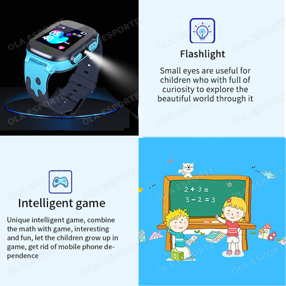 Jam Tangan Pintar Anak Baru La - Smartwatch Watches For Kids With Gps ulasan dan harga