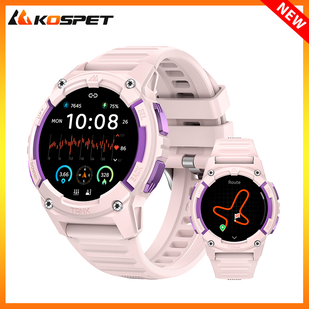 KOSPET TANK S2 jam tangan pint - Smartwatch Watches For Women With Gps ulasan dan harga