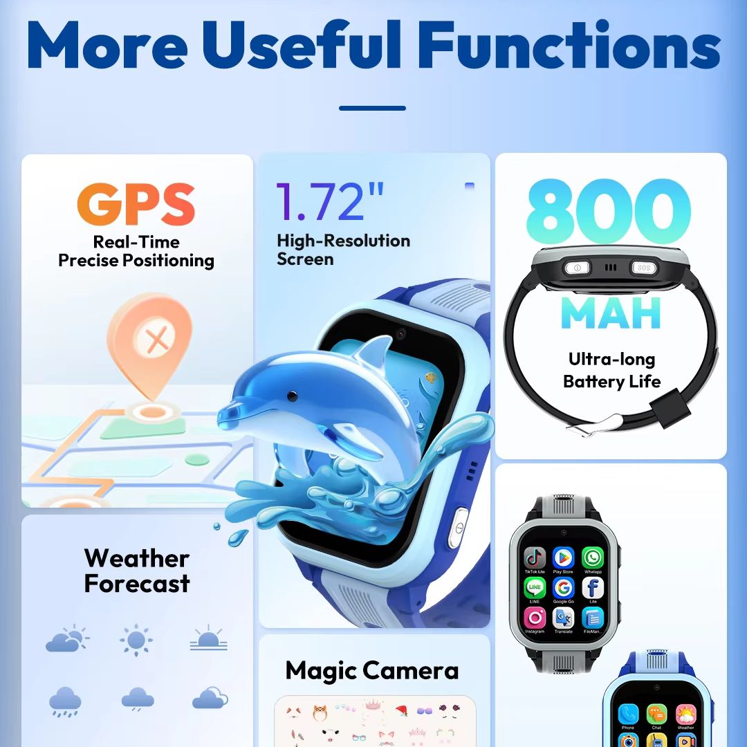 Wonlex 4G Jam Tangan Pintar An - Smartwatch Watches For Kids With Gps ulasan dan harga