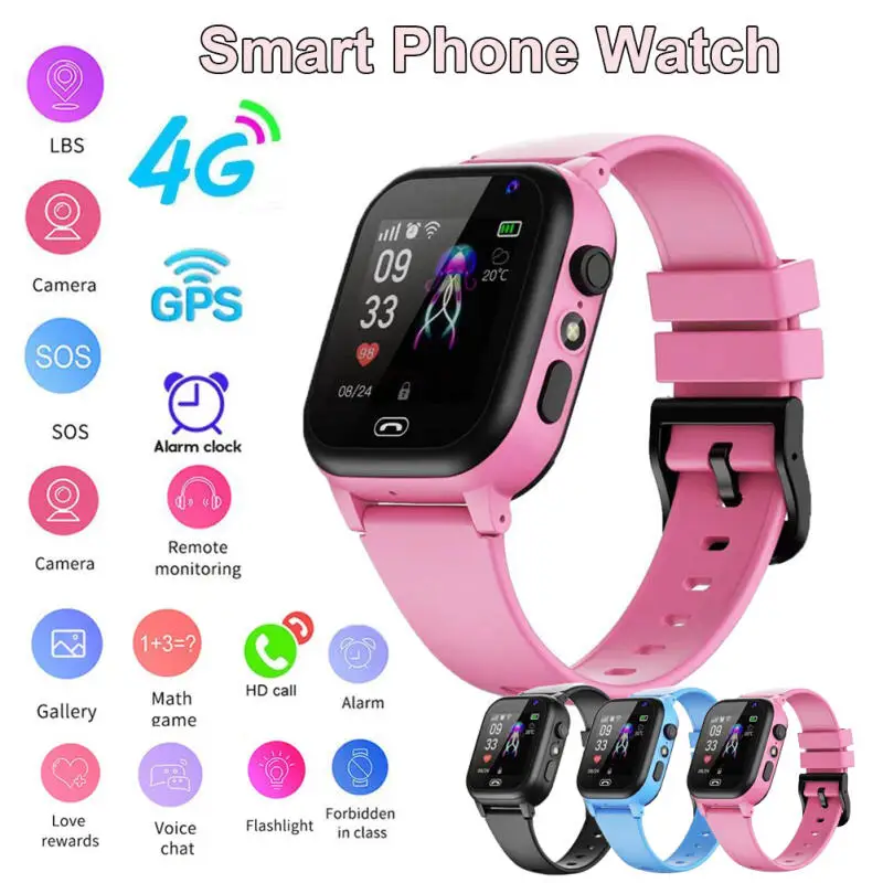 Jam Tangan Pintar Anak 4G Pang - Smartwatch Watches For Kids ulasan dan harga