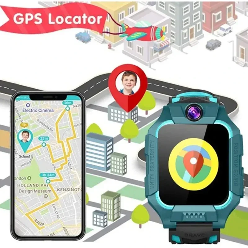 Jam Tangan Pintar Anak VIVO 4G - Smartwatch Watches For Kids With Gps ulasan dan harga