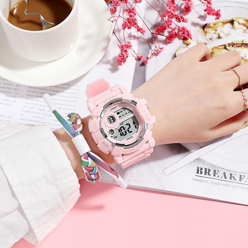 YIKAZE jam tangan Alarm anak,  - Smartwatch Digital Watches For Kid Girl ulasan dan harga