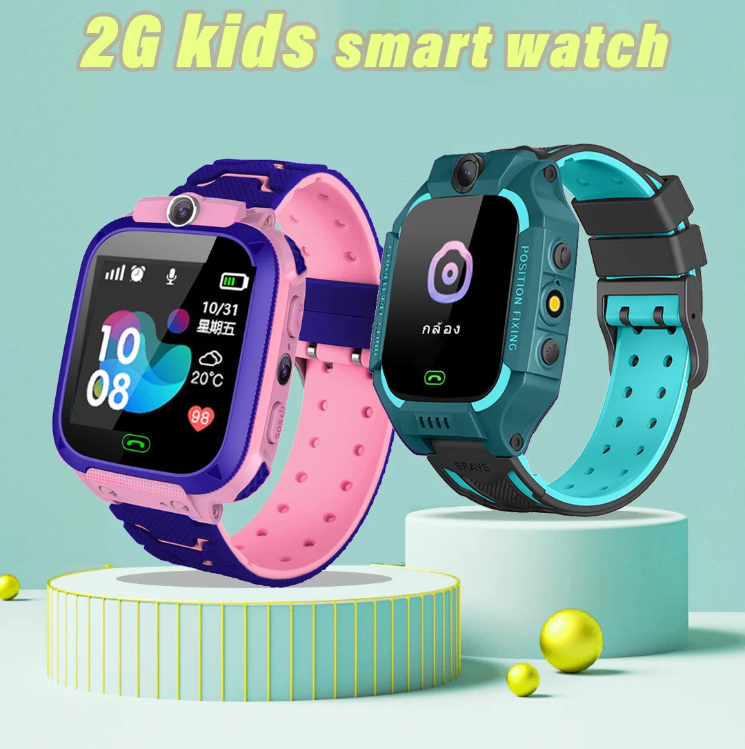 Q12 jam tangan pintar anak 2G  - Smartwatch Watches For Kids ulasan dan harga