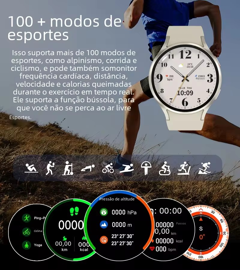 Jam Tangan Pintar Baru 6 GPS T - Smartwatch Watches For Women With Gps ulasan dan harga