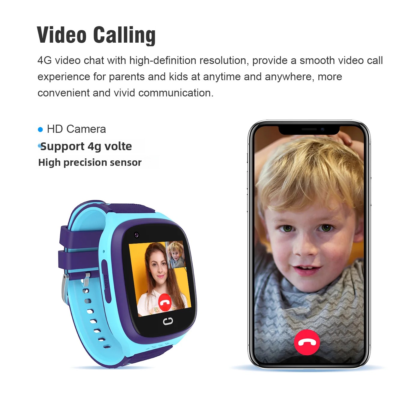 Jam Tangan Pintar Anak 4G SOS  - Smartwatch Watches Price ulasan dan harga