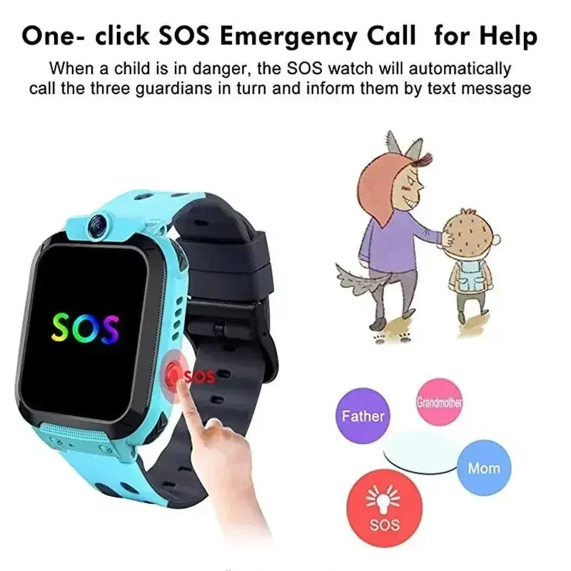 Jam Tangan Pintar Tahan Air Le - Smartwatch Watches For Kids With Gps ulasan dan harga