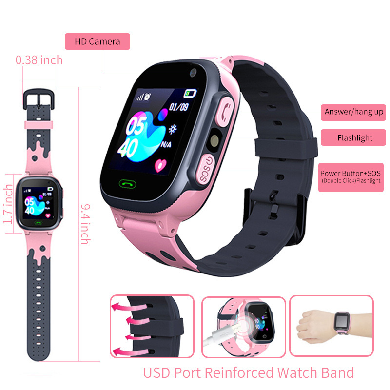 Jam Tangan Pintar Anak Jam Tan - Smartwatch Digital Watches For Kid Girl ulasan dan harga