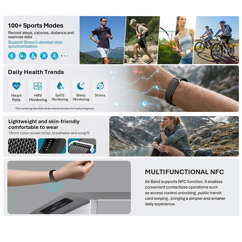 Gelang Pintar VALDUS Air Band  - Smartwatch Watches For Girls ulasan dan harga