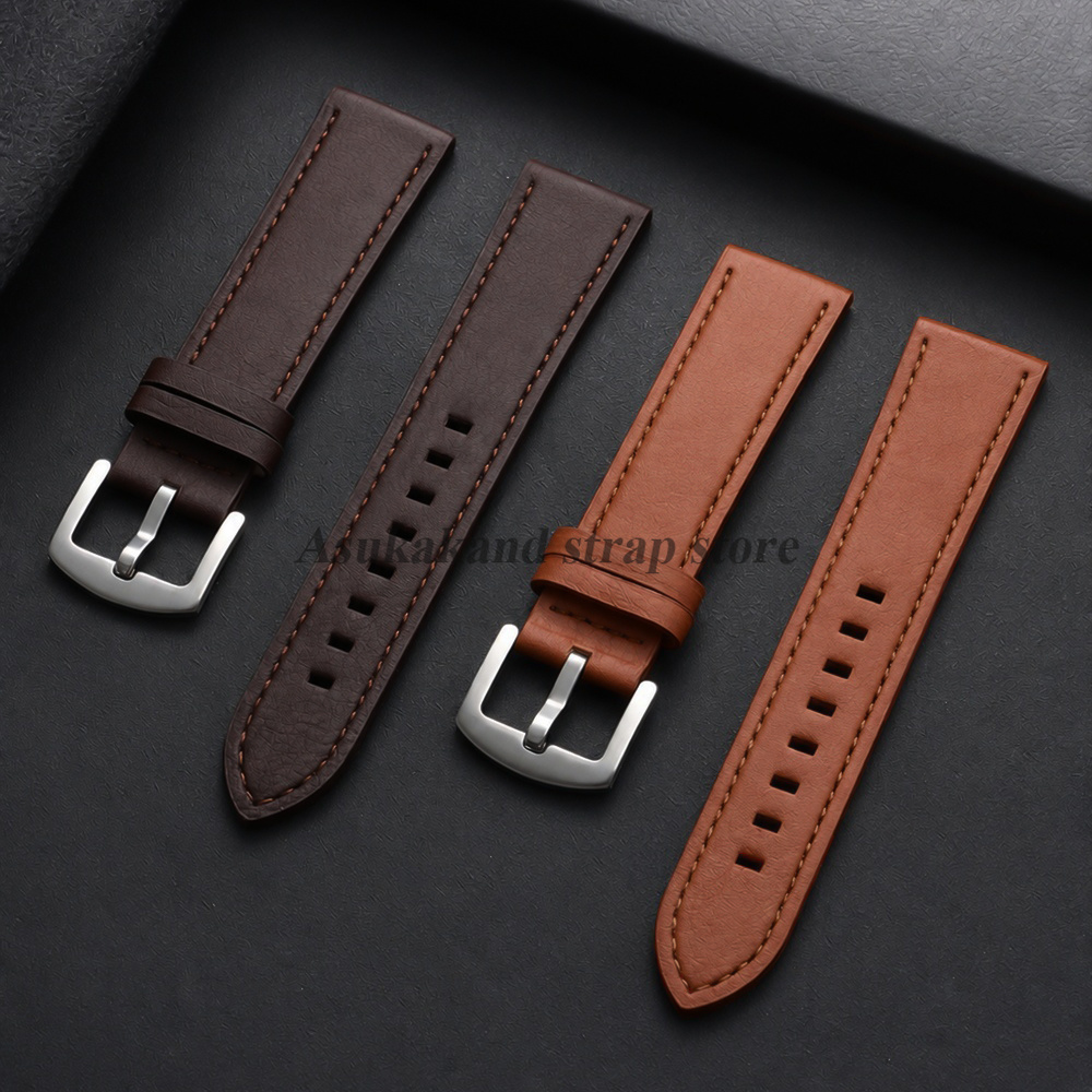 Tali Jam Tangan Kulit Jahit, G - Watches Rolex Smartwatch ulasan dan harga