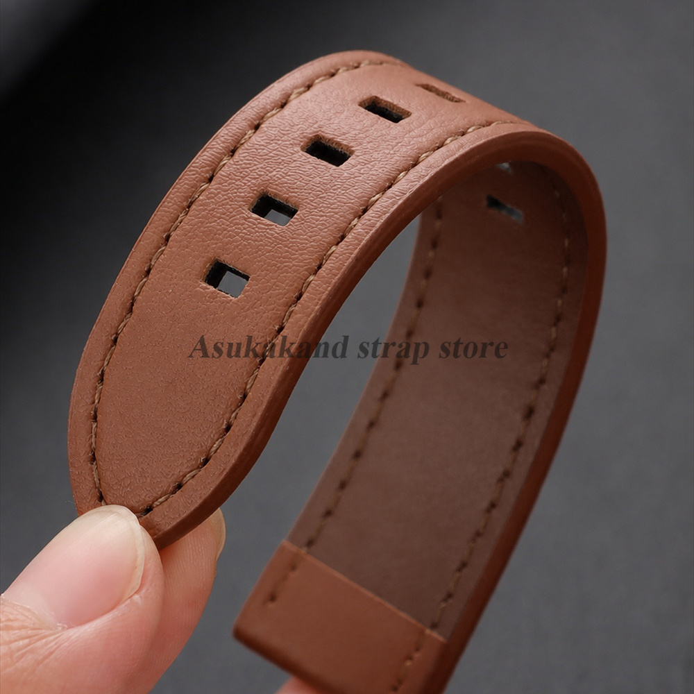 Tali Jam Tangan Kulit Jahit, G - Watches Rolex Smartwatch ulasan dan harga