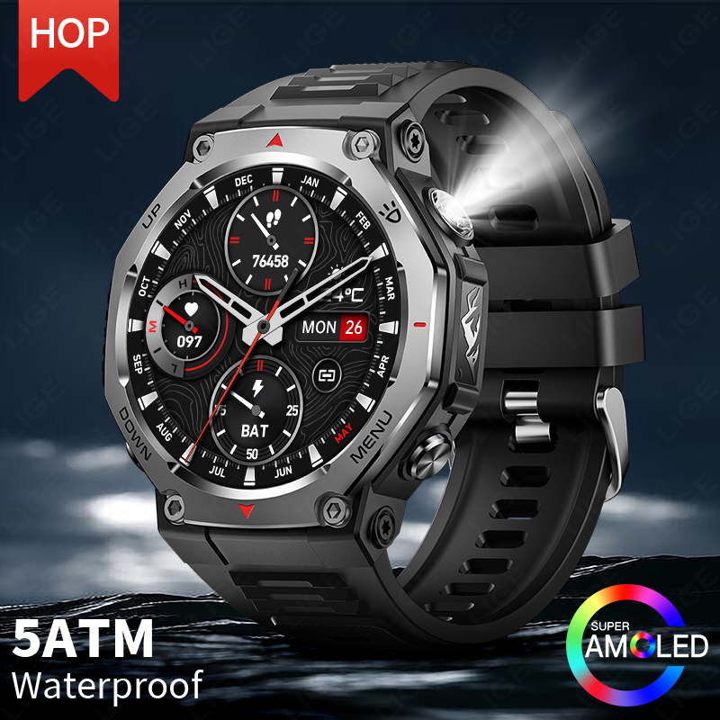 Jam Tangan Pintar Militer Xiao - Watch Vs Smartwatch ulasan dan harga