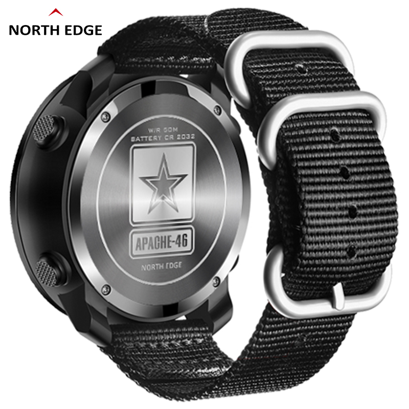 NORTH EDGE APACHE-46 jam tanga - Altimeter Compass Watch ulasan dan harga