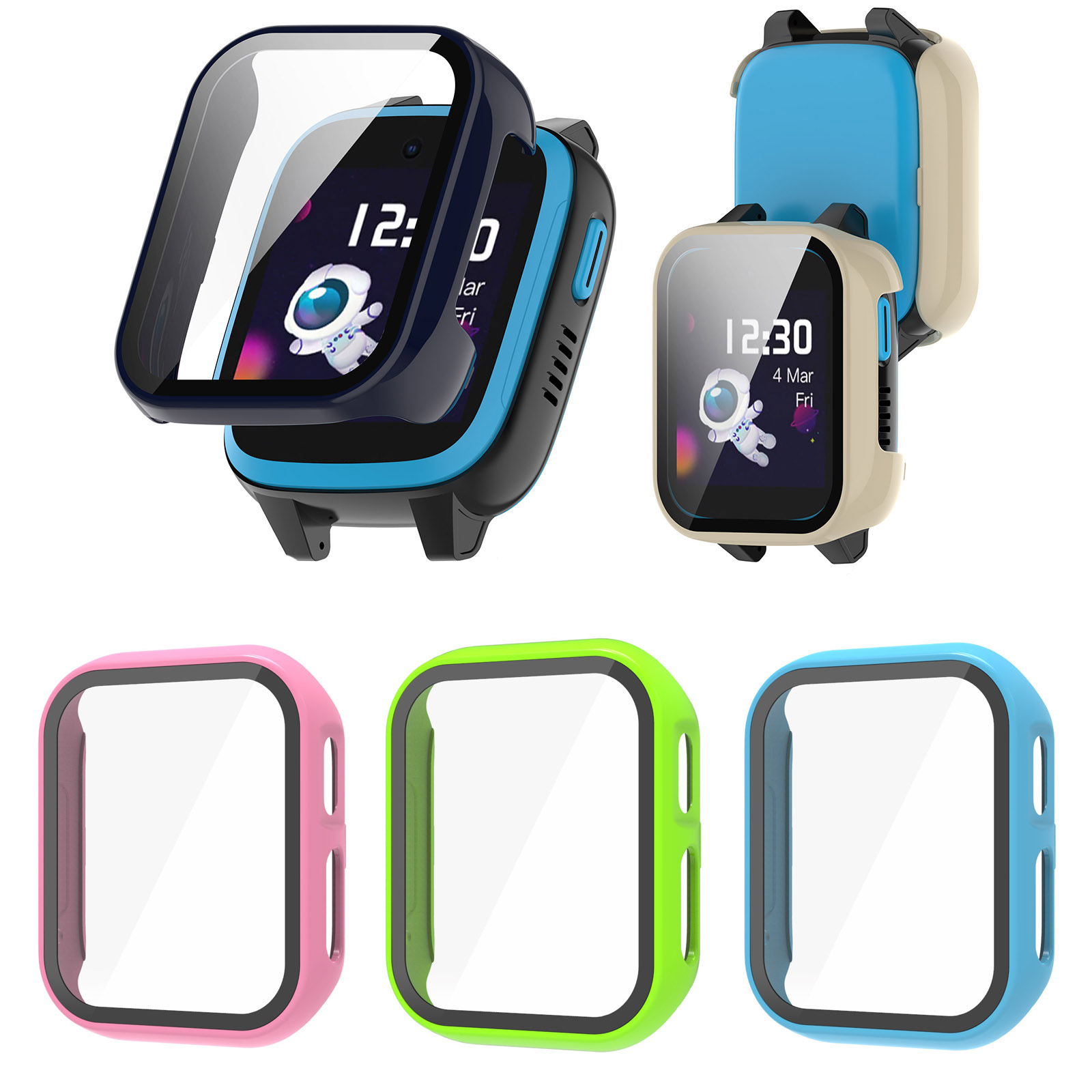 Casing Film pelindung layar ka - Smartwatch Watches For Kids ulasan dan harga