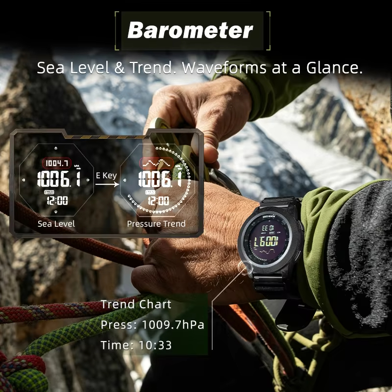 NORTH EDGE APACHE-CF Jam Tanga - Altimeter Compass Watch ulasan dan harga