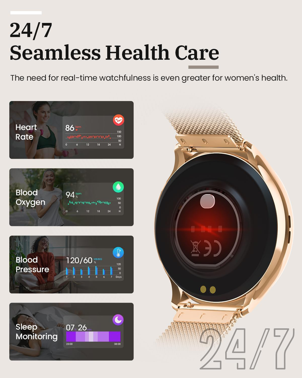 2026 Original Untuk Wanita Sma - Watches Ladies Smartwatch ulasan dan harga