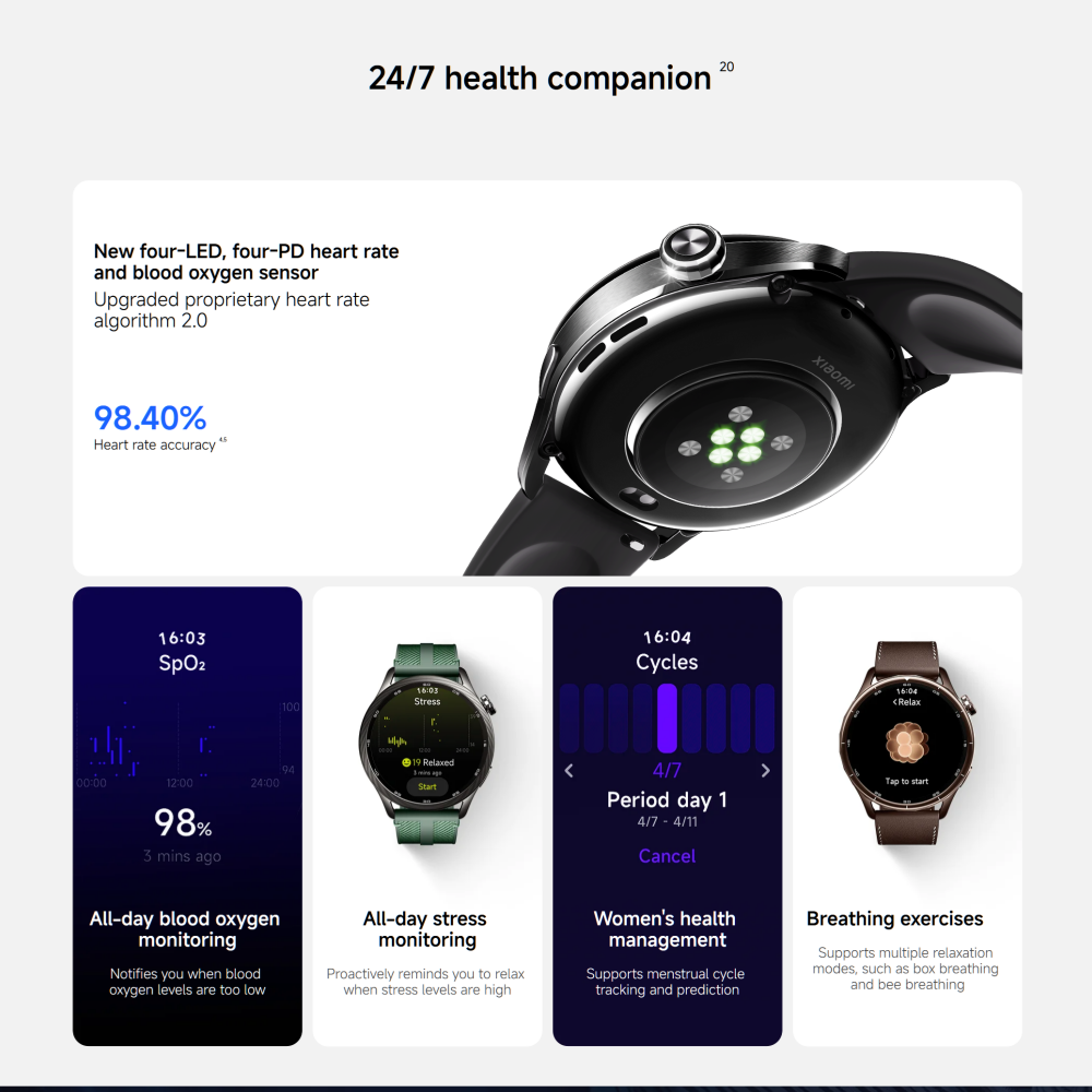 Versi Global Xiaomi Watch S5 S - Timex Watches Smartwatch ulasan dan harga