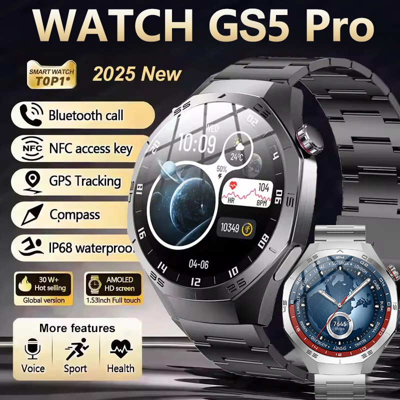 GS5 Pro GPS Olahraga IP68 Jam  - Smartwatch Watches For Women With Gps ulasan dan harga