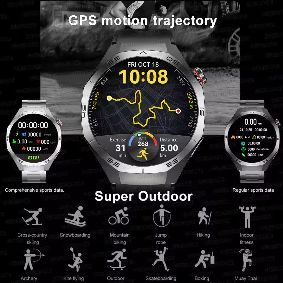 GS5 Pro GPS Olahraga IP68 Jam  - Smartwatch Watches For Women With Gps ulasan dan harga