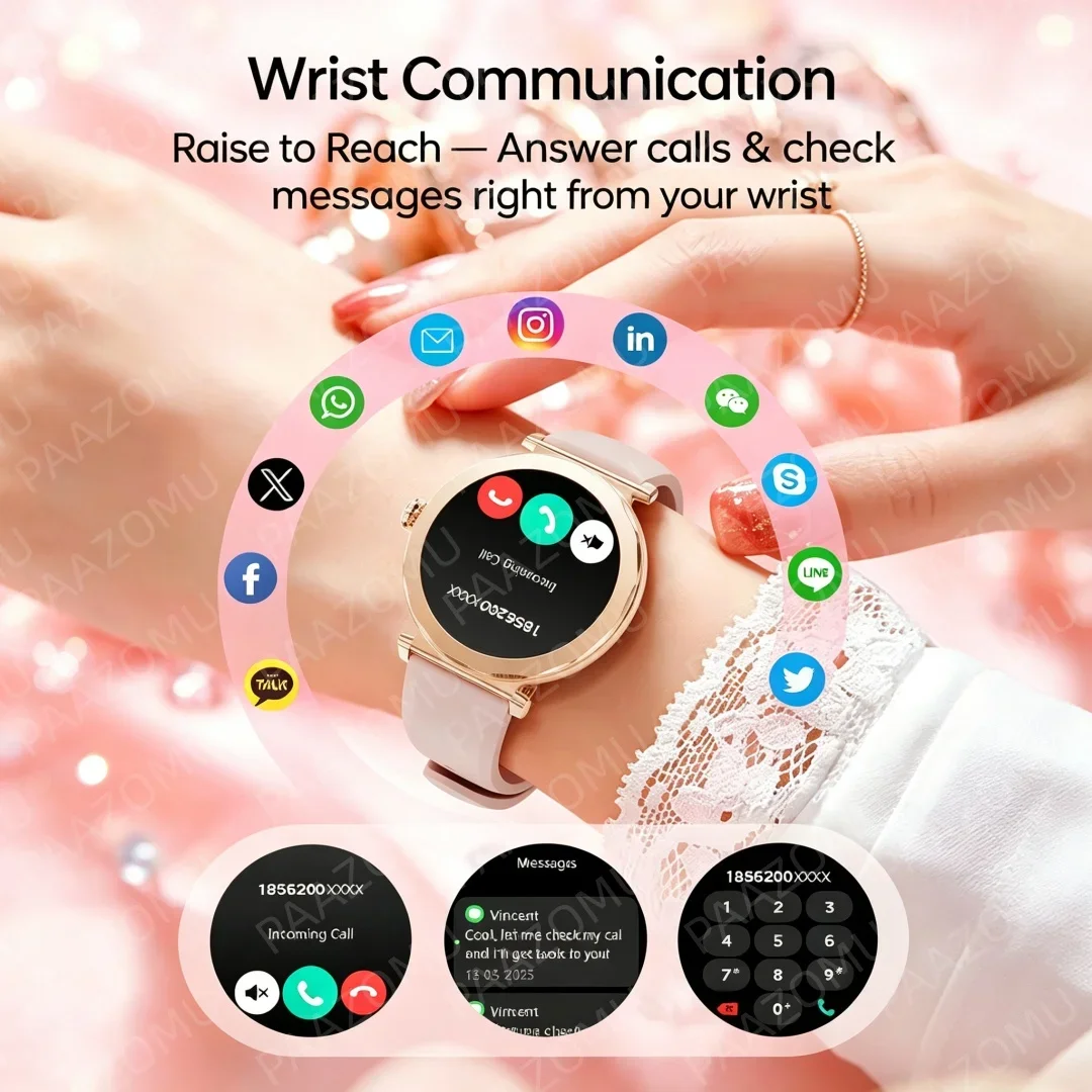 Jam Tangan Pintar Wanita Warna - Watches Ladies Smartwatch ulasan dan harga