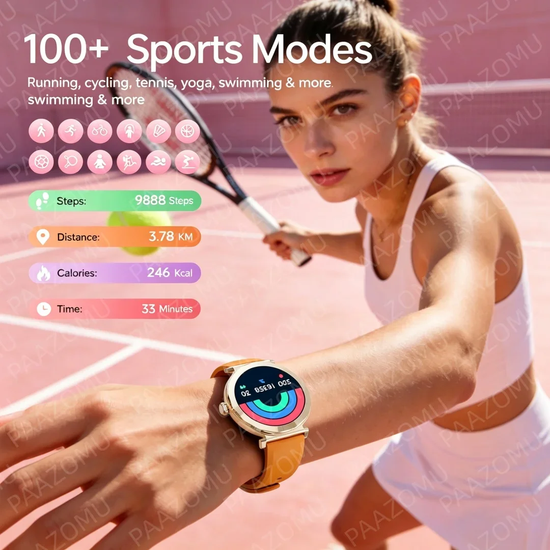Jam Tangan Pintar Wanita Warna - Watches Ladies Smartwatch ulasan dan harga