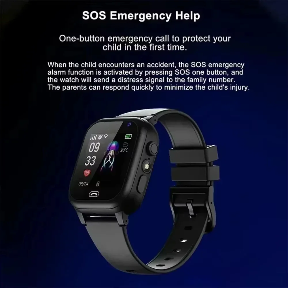 Jam Tangan Pintar Anak Lenovo  - Smartwatch Watches For Kids With Gps ulasan dan harga