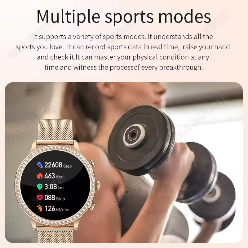 Jam Tangan Pintar Wanita yang  - Watches Ladies Smartwatch ulasan dan harga