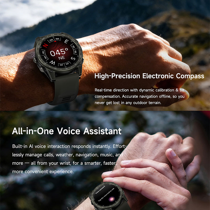 Jam Tangan Pintar Tahan Air 5A - Altimeter Compass Watch ulasan dan harga