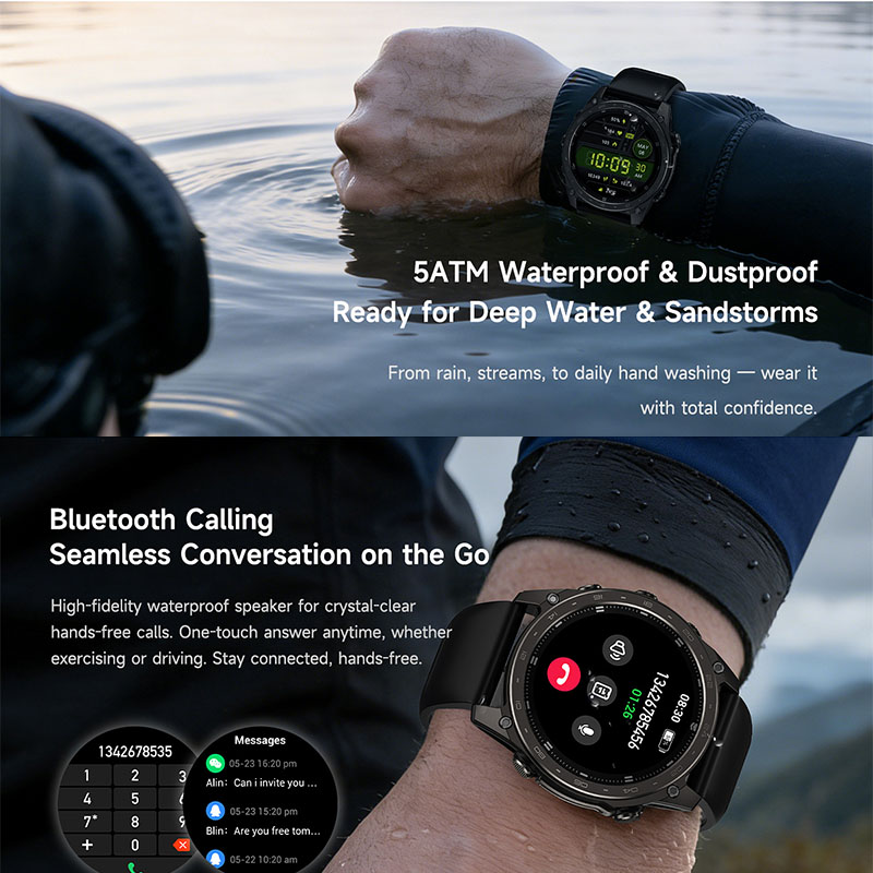 Jam Tangan Pintar Tahan Air 5A - Altimeter Compass Watch ulasan dan harga
