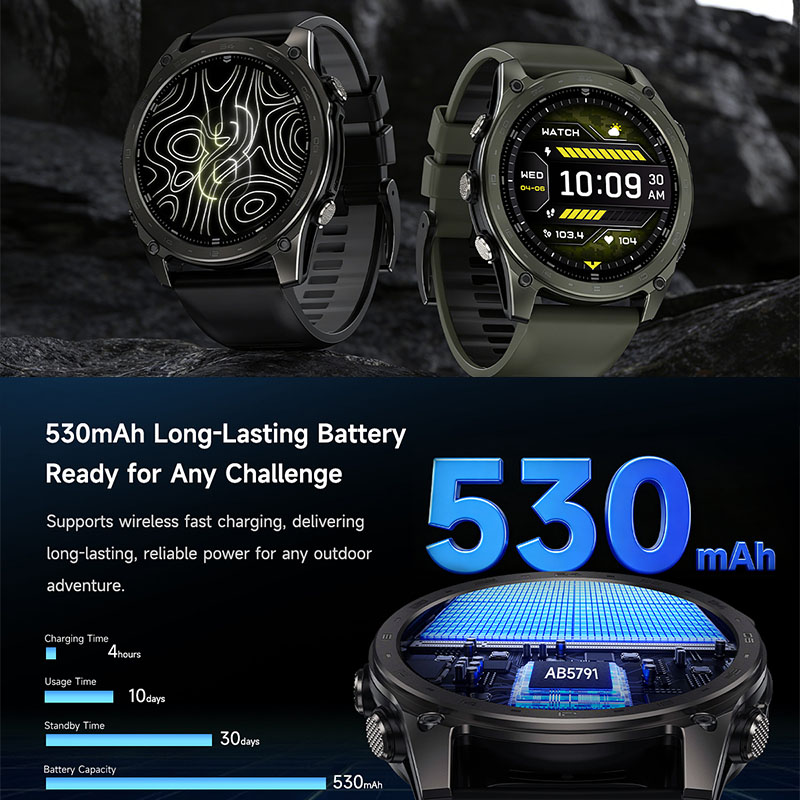 Jam Tangan Pintar Tahan Air 5A - Altimeter Compass Watch ulasan dan harga