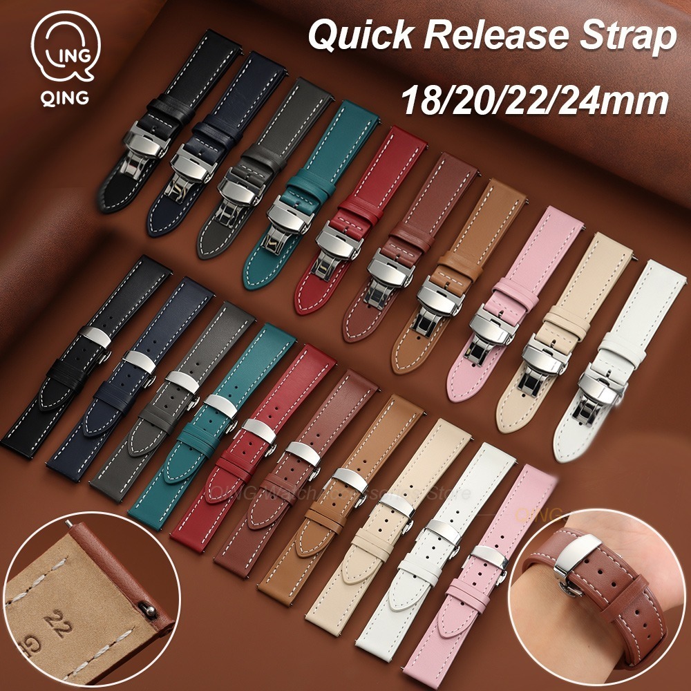 18mm 20mm 22mm 24mm Tali Jam T - Smartwatch Vintage Watches For Women ulasan dan harga